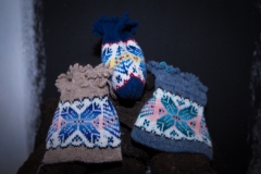 Fair Isle Yoke Bags